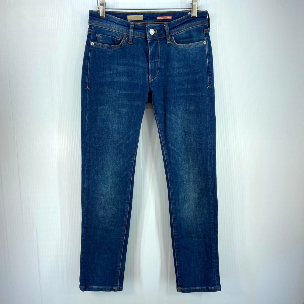 Pilcro Slim Boyfriend Blue Denim Jeans Womens‎ 24 Petite